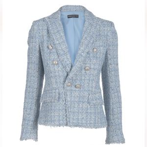 Generation Love Blue Tweed Blazer